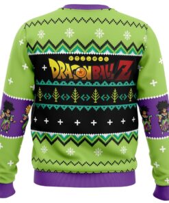 Broly Dragon Ball Z Green Christmas Sweater Xmas Outfit For Fans 2