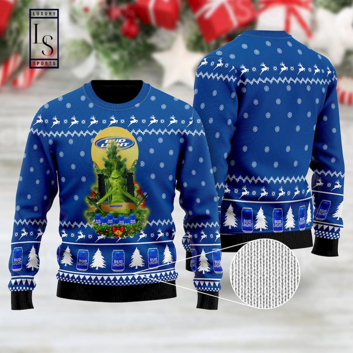 Bud Light Ugly Christmas Sweater Best For Fans