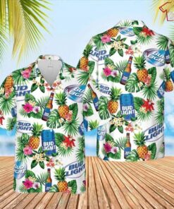 Bud Light Summer Patterns Hawaiian Shirt Best Gift For Fans