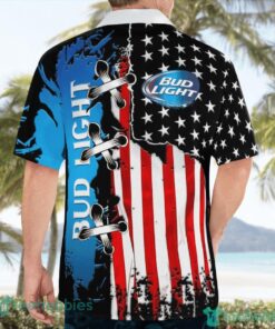 Bud Light Us Flag Vintage Aloha Shirt Best Gift For Fans 2