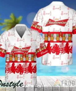 Budweiser Beer Summer Pineapple Patterns Hawaiian Shirt Gift For Fans