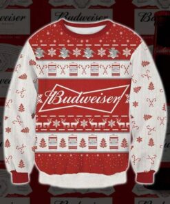 Budweiser Red Plus Size Ugly Christmas Sweater