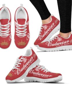 Budweiser Running Shoes Red Best Gift