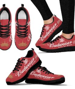 Budweiser Running Shoes Red Best Gift