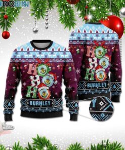 Burnley Fc Ho Ho Ho Ugly Xmas Sweater