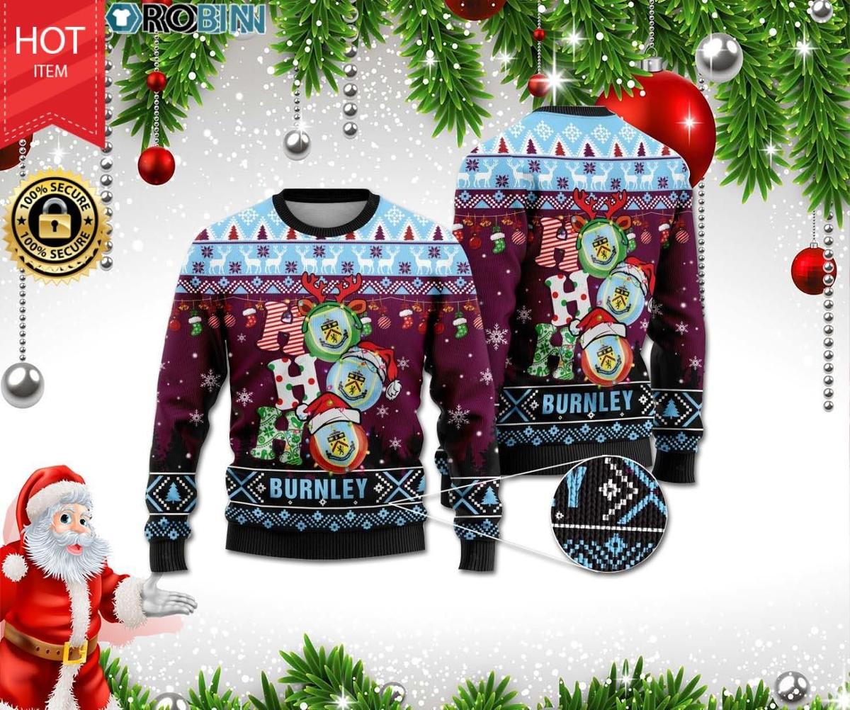 Burnley Fc Ugly Christmas Sweater Best Gift For Fans