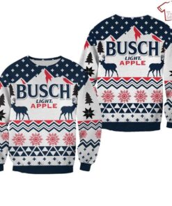 Busch Light Santa Clause Funny Ugly Christmas Sweater