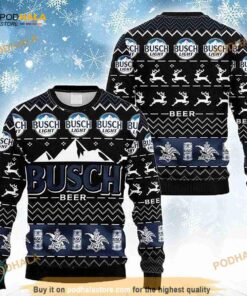 Busch Light Beer Best Ugly Christmas Sweaters