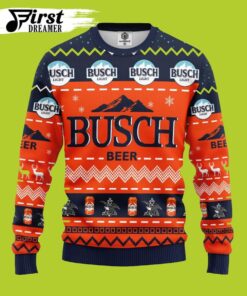 Busch Light Santa Clause Funny Ugly Christmas Sweater