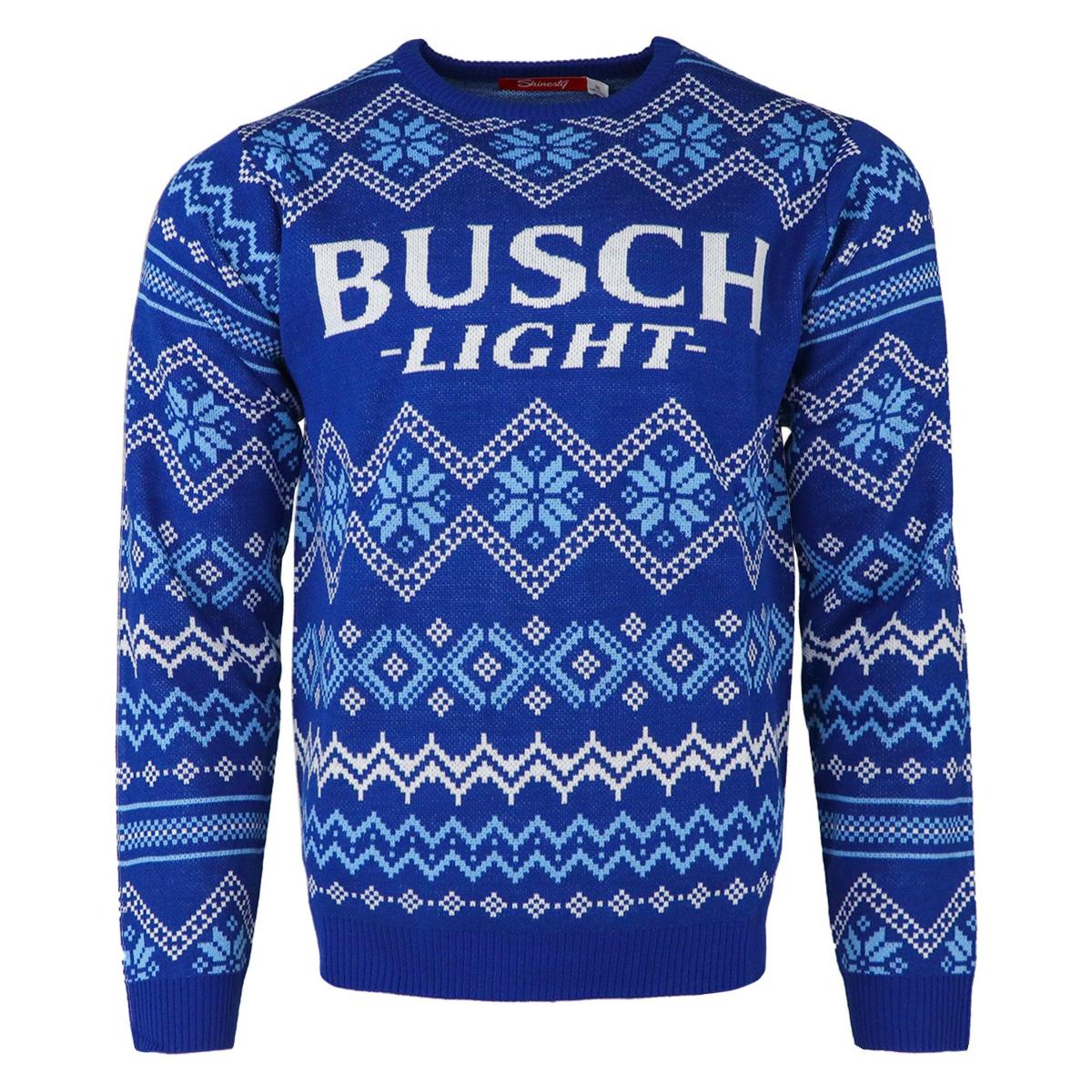 Hohoho Busch Light Holiday Sweater Ugly Christmas Sweatshirt