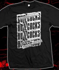 Buzzcocks 1977 Flyer T-shirt Gifts For Punk Rock Fans
