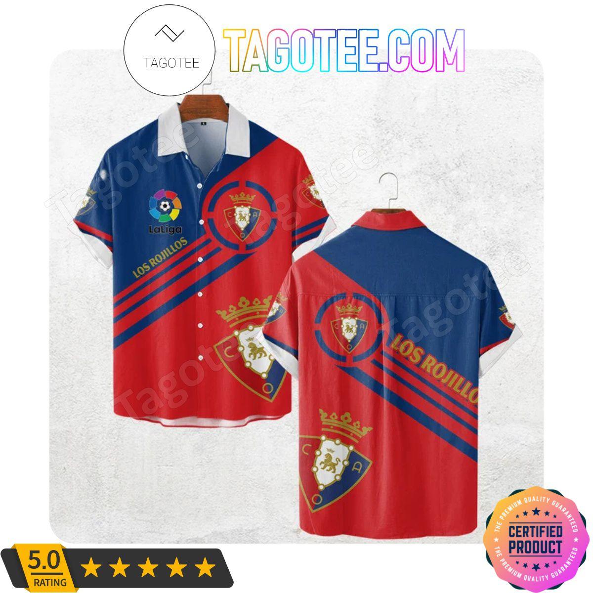 Ca Osasuna La Liga Simple Design Vintgae Hawaiian Shirt Best Gift For Fans