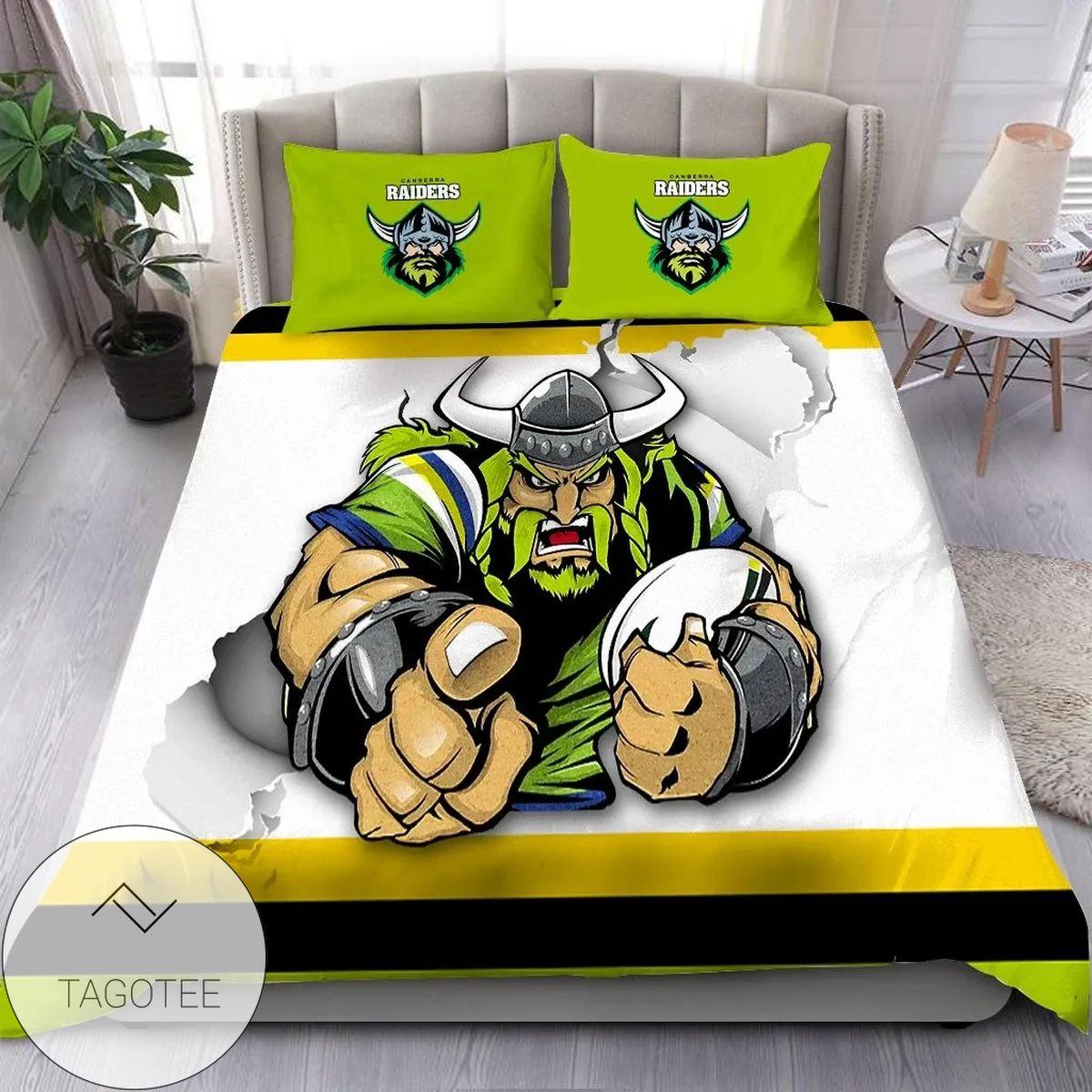 Canberra Raiders Big Logo Scratch Doona Cover