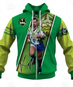 Canberra Raiders #6 Laurie Daley Zip Hoodie Gift For Fans