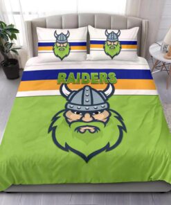 Canberra Raiders Colorful Stripes Doona Cover
