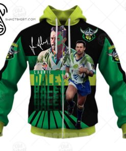 Canberra Raiders Laurie Daley No 6 Zip Hoodie Best Gift For Fans