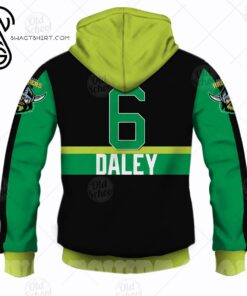 Canberra Raiders Laurie Daley No 6 Zip Hoodie Best Gift For Fans