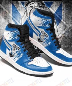 Canterbury-bankstown Bulldogs Blue Air Jordan 1 High Sneakers For Fans