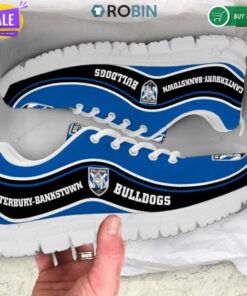 Canterbury bankstown Bulldogs Blue Black Running Shoes Gift 1