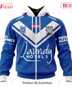 Canterbury-bankstown Bulldogs Custom Name Number 2023 Away Zip Hoodie Gifts For Lovers