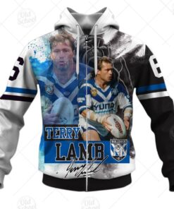 Canterbury-bankstown Bulldogs Legend Terry Lamb Zip Hoodie Best Gift