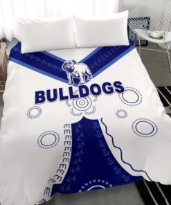 Canterbury bankstown Bulldogs Simple Indigenous Doona Cover 6