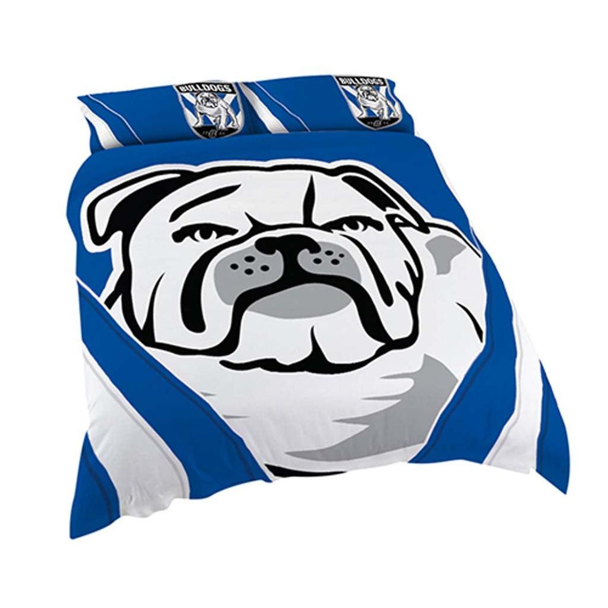 Canterbury-bankstown Bulldogs Big Logo Scratch Doona Cover