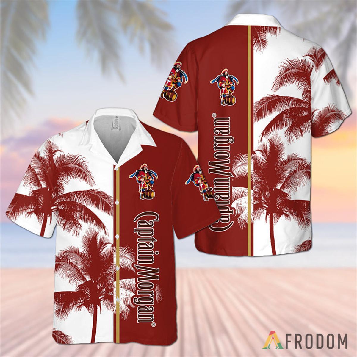 Captain Morgan Coconut Tree Tropical Aloha Shirt Best Outfits For Fans