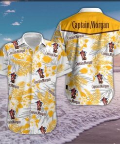 Captain Morgan Logo Tropical Hawaiian Shirt Outfits For Men Women