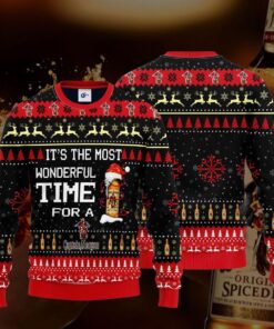 Captain Morgan Most Wonderful Time For A Captain Morgan Ugly Christmas Sweater