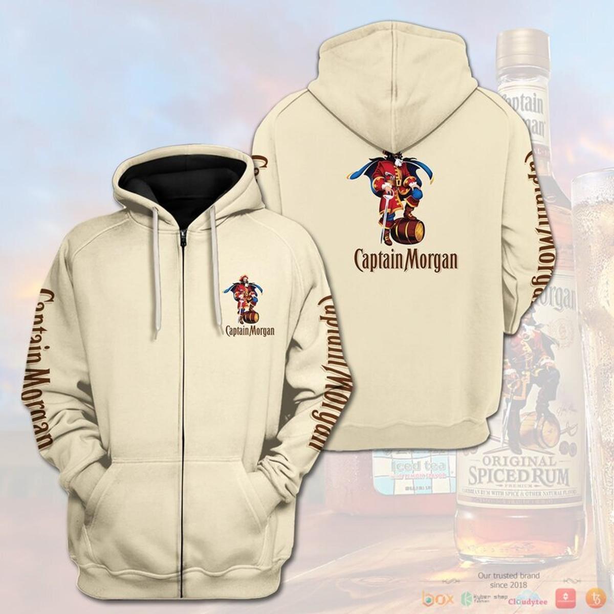 Captain Morgan Skull Best Zip Hoodie