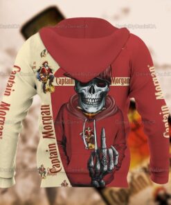 Captain Morgan Skull Best Zip Up Hoodie 3