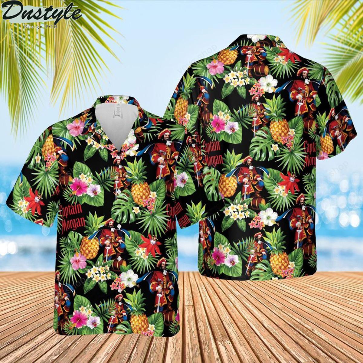 Captain Morgan Unisex Yellow Aloha Shirt Best Hawaiian Shirts For Fans