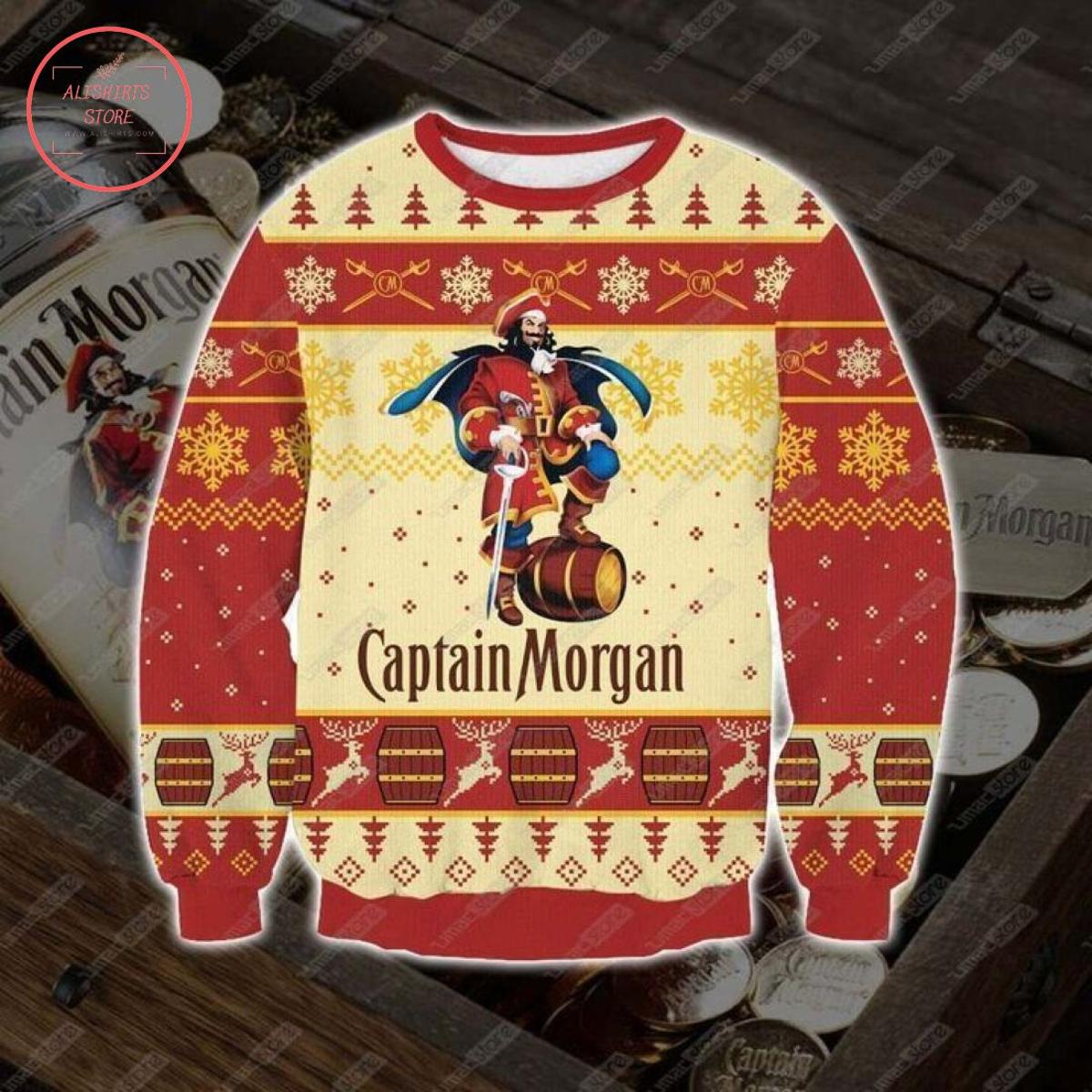 Captain Morgan Ugly Christmas Sweater Gift
