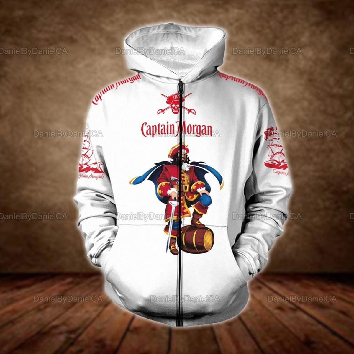 Captain Morgan Skull Best Zip Hoodie