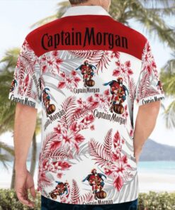 Captain Morgan White Floral Aloha Shirt Best Gifts Idea For Men Women 3