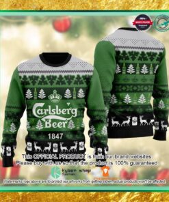 Carlsberg Beer 1847 Best Ugly Christmas Sweater