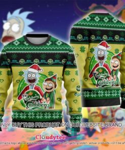 Carlsberg Rick And Morty Ugly Christmas Sweater