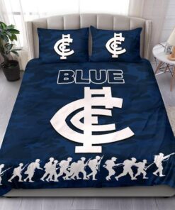 Carlton Blues Anzac Day Army Patterns Doona Cover