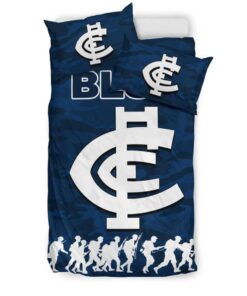 Carlton Blues Anzac Day Army Patterns Doona Cover