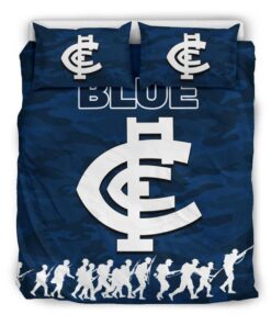 Carlton Blues Anzac Day Army Patterns Doona Cover 3