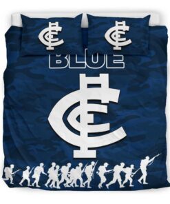 Carlton Blues Anzac Day Army Patterns Doona Cover 4