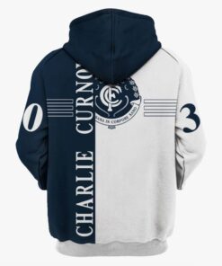 Carlton Blues Charlie Curnow 30 Zip Up Hoodie Funny Gift For Fans 2
