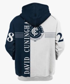 Carlton Blues David Cuningham 28 Zip Up Hoodie Best Gift For Fans 2