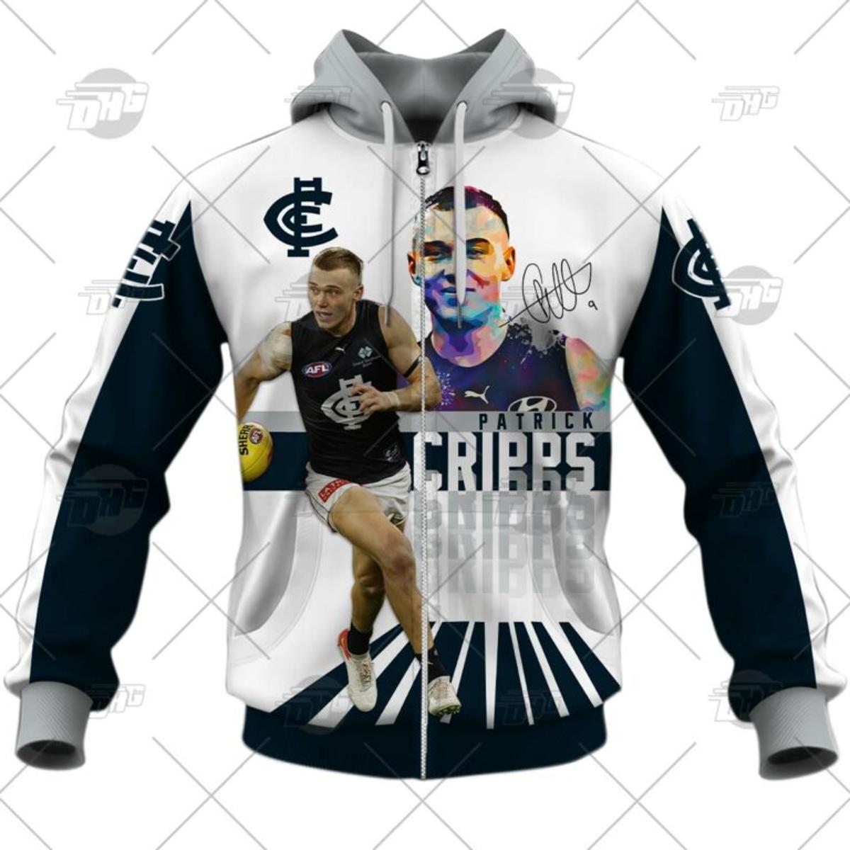 Carlton Blues Custom Name Number Autism Awareness Zip Hoodie Best Gift For Fans