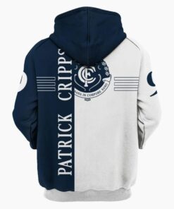 Carlton Blues Patrick Cripps 9 Zip Up Hoodie Gift For Fans 2