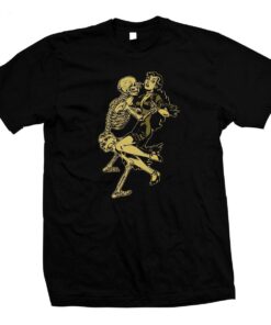 Castlevania Series Skeleton Frisky Dance Vintage Unisex T-shirt