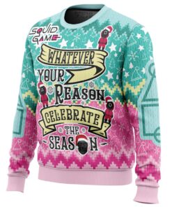 Celebrate The Season Squid Game Christmas Sweater Women 2