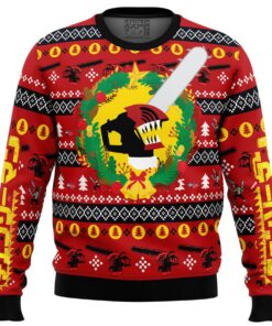 Chainsaw Man Christmas Style Ugly Christmas Sweater Gift For Manga Anime Fans 1
