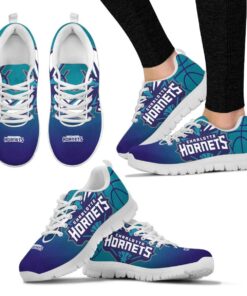 Charlotte Hornets Running Shoes Blue Gift